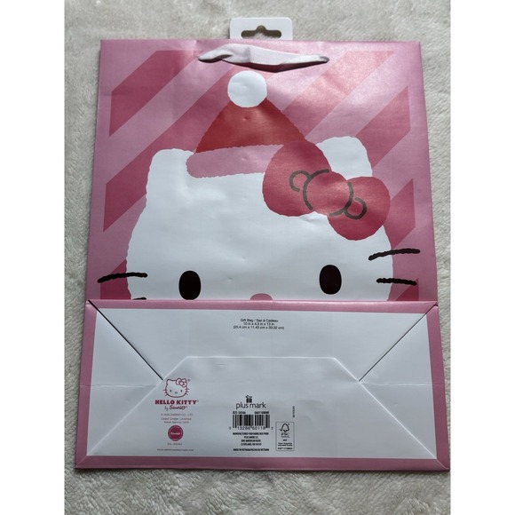 Hello Kitty Large Pink Gift Bag Sanrio American Greetings NEW - Picture 2 of 7